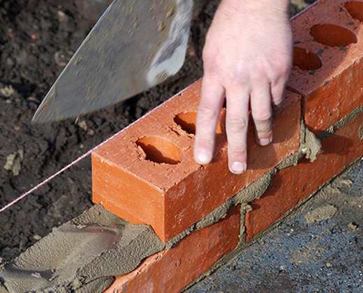 Brick laying